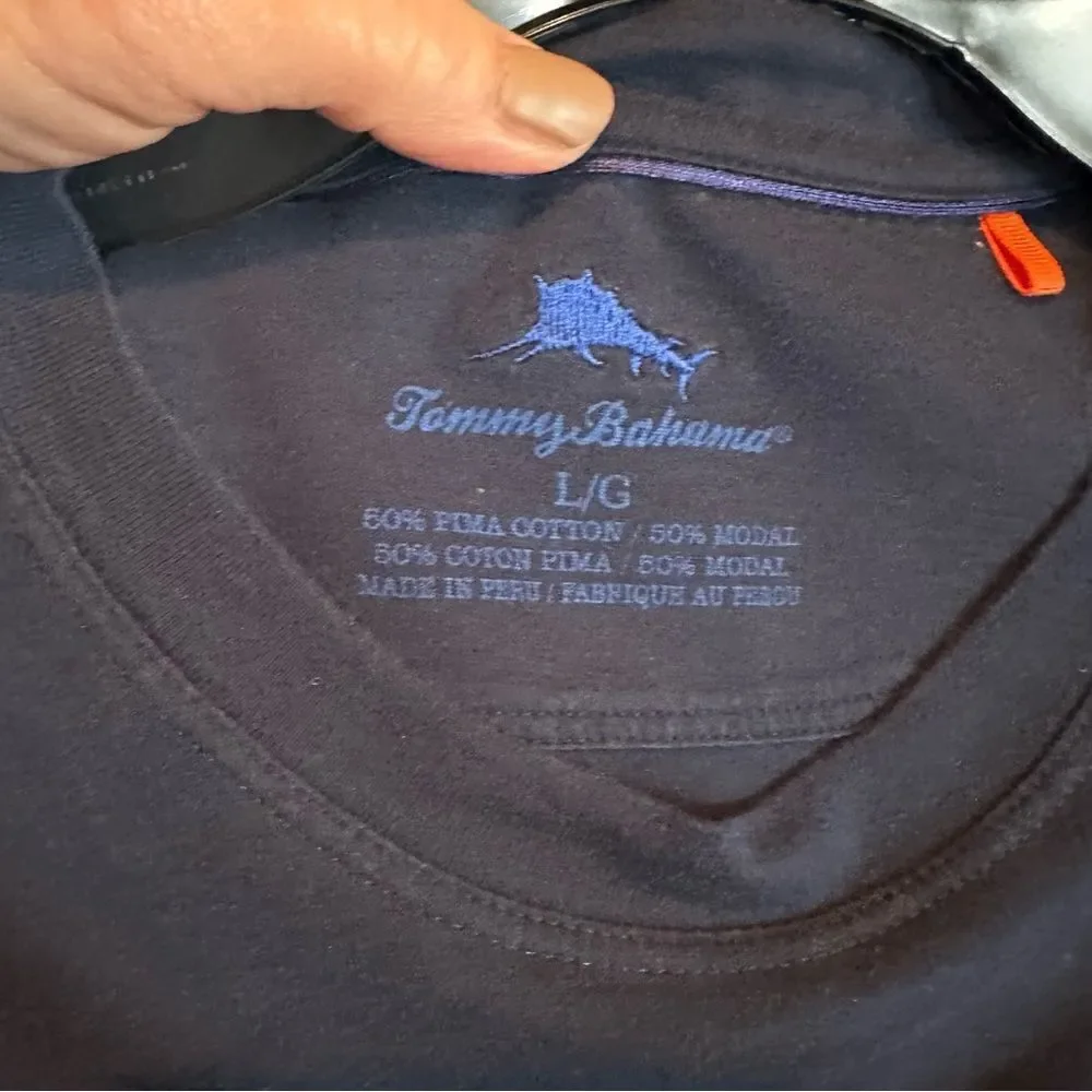 Tommy Bahama Marlin Large blue long sleeve shirt